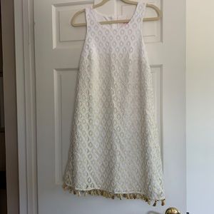 Medium white and gold Lilly Pulitzer dress